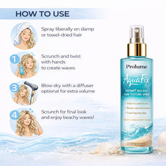 AquaFix Instant Sea Salt Hair Texture Spray