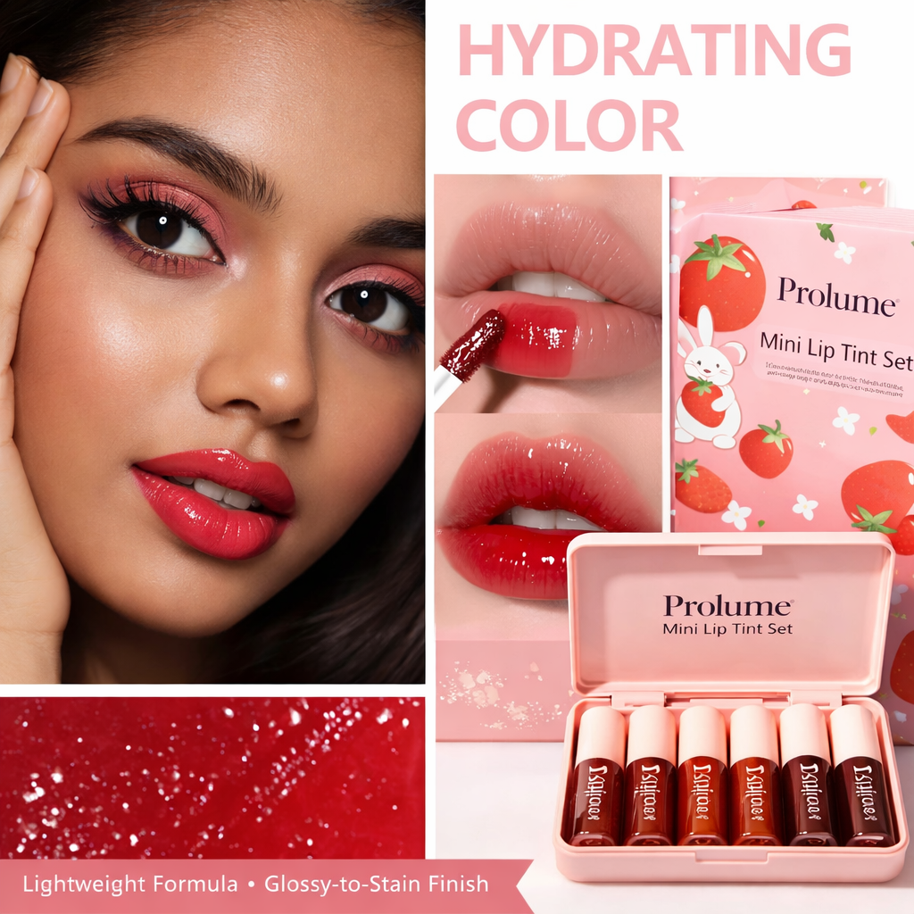 Mini Lip Tint Set – Soft Gloss Stain Collection