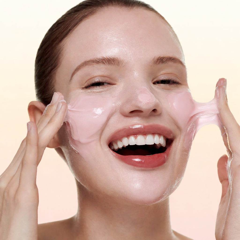 GlowPrep Mask-to-Foam Cleanser  100 ml | Matte soft-touch squeeze tube | Flip cap (travel friendly)