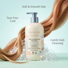 SoftSilk Kids Conditioning Shampoo Tear-Free Care | Gentle Cleansing | Silky Smooth Hair