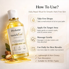 StretchFade Repair Oil  Advanced Skin Repair & Glow Elixir