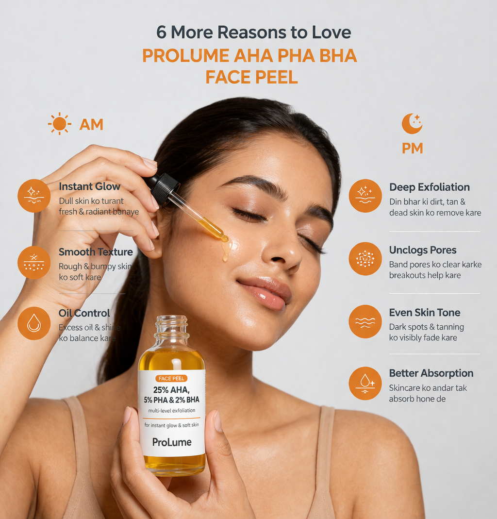 PeelOff Glow Solution  (25% AHA + 2% BHA + 5% PHA Peeling Solution – 20g | Deep Exfoliation + Instant Glow Reset)