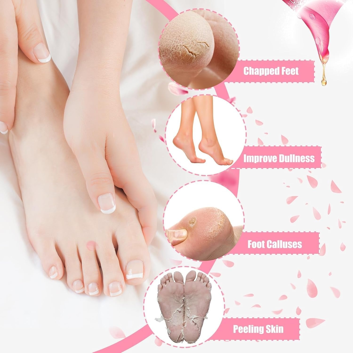FootSpa Silicone Moisturising Spa Gel Socks