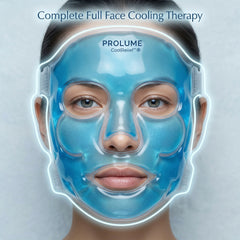 CoolRelief Cooling Gel Face Mask  Full Face Therapy Mask | Hot & Cold Compress | Skin Soothing & Stress Relief System