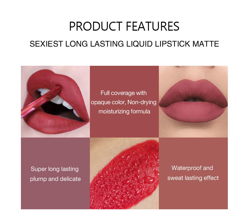 VelvetFix Matte Liquid Lipstick Set – Nude to Wine Collection