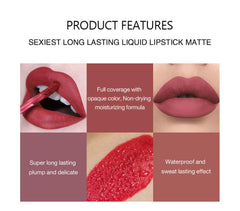 VelvetFix Matte Liquid Lipstick Set – Nude to Wine Collection