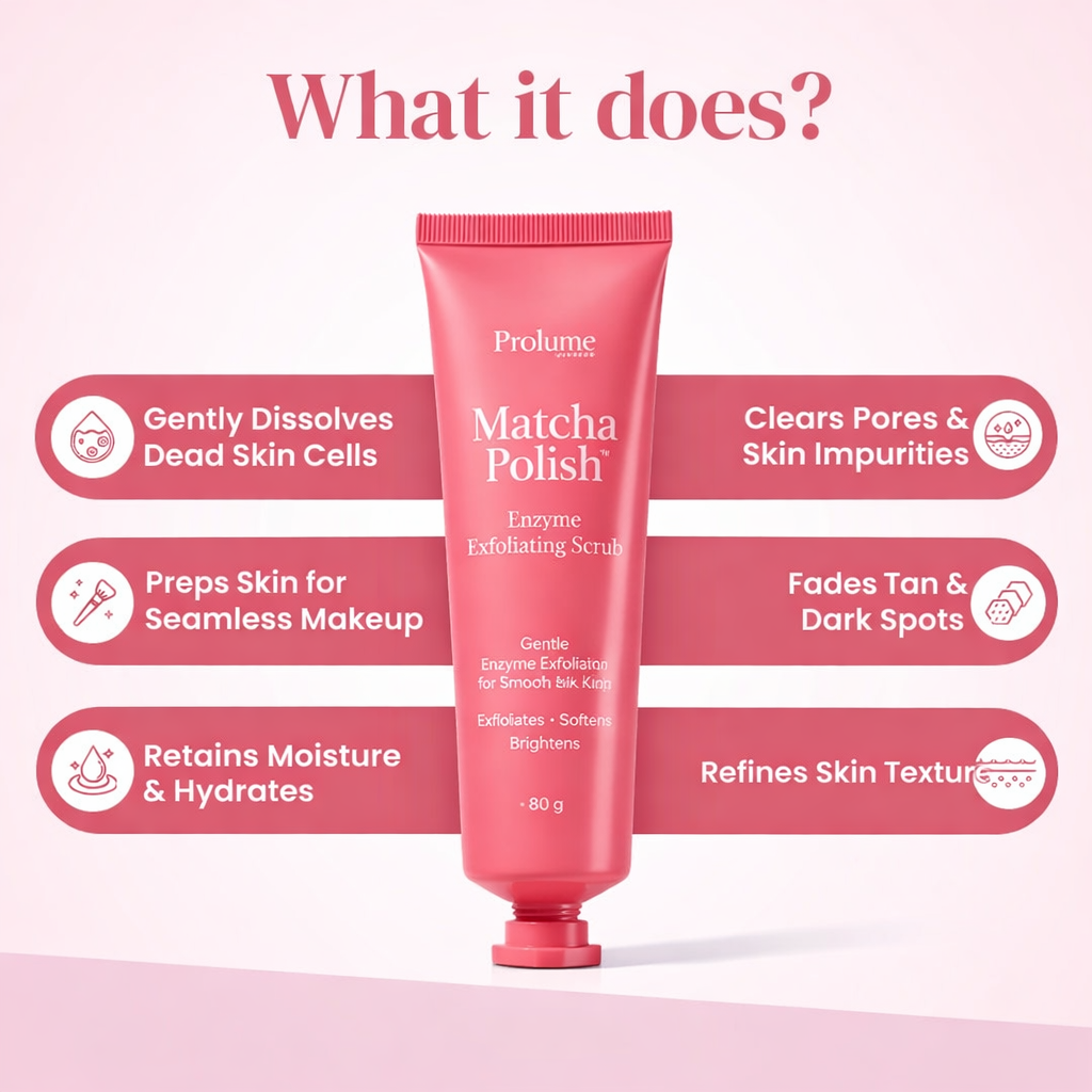 MatchaPolish  Enzyme Exfoliating Scrub
