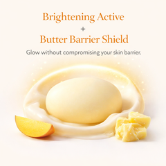 CalmTheory MangoMelt Kojic Brightening Butter Soap with Mango Butter & Kojic Acid – Pack of 3