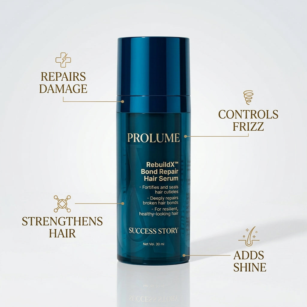 RebuildX Bond Repair Hair Serum 3-Min Repair | Bond Strengthening | Frizz Control Leave-In