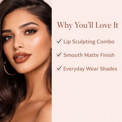LipDefine Trio Kit – Bare Outline, Cocoa Melt & Mocha Muse
