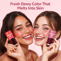 DewKiss Lip & Cheek Water Tint CherrySwipe and PinkMist -Pack of 2