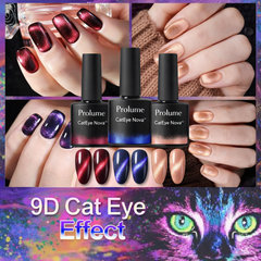 CatEye Nova 9D Magnetic Gel Nail Polish – Pack of 3