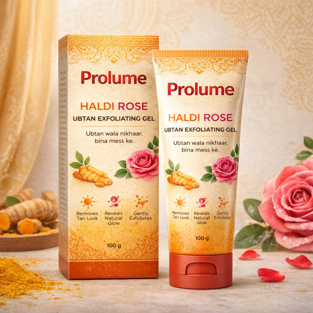 Haldi Rose Ubtan Exfoliating Gel