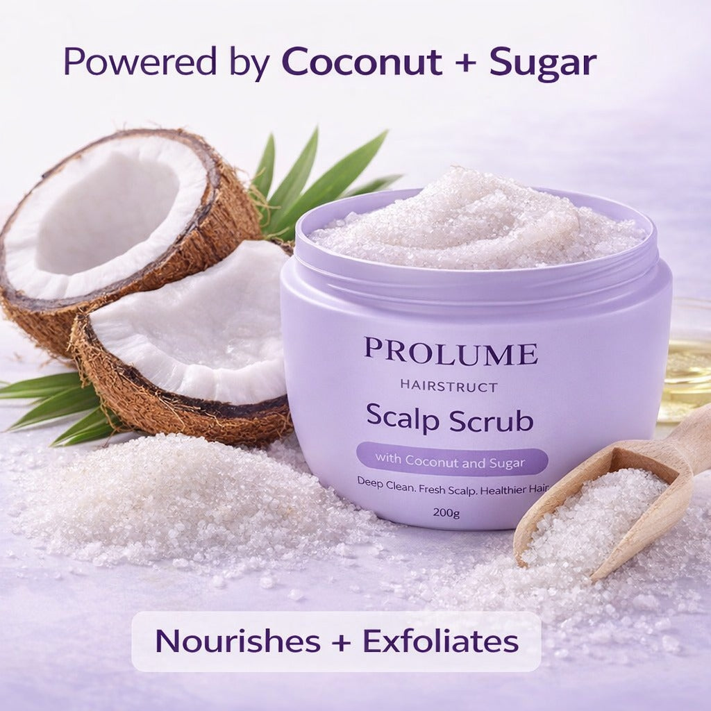 HairStruct Scalp Scrub with Coconut and Sugar