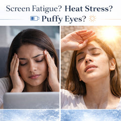 CoolRelief Eye Mask  For Summer Heat Relief & Stressed Eye Relaxation