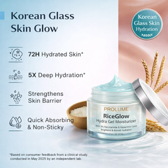 RiceGlow Hydra Gel Moisturizer – Rice Water Hydration Formula