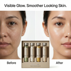 Powder to Cream Face Wash Kit  ~4 Variants | Test Tube Packaging Pack of 4