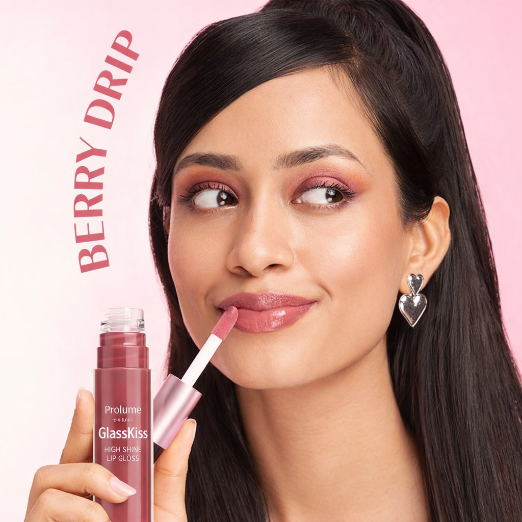 GlassKiss High Shine Lip Gloss-Berry Glaze