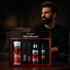 AlphaBeard  Beard Growth Pro Kit for Men-Pack of 4pcs
