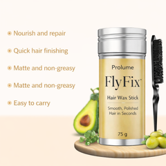 FlyFix Hair Wax Stick With Teasing Hair Brush