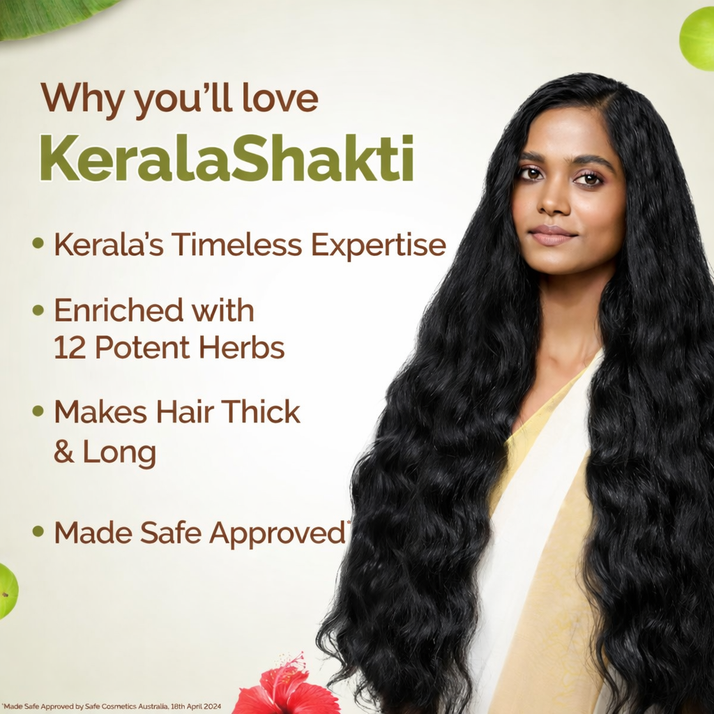 KeralaShakti 12-Herb Pre-Shampoo Hair Mask-Pack of 2