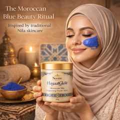 Noor HayaatGlow Moroccan Nila Brightening Powder Mask- Pack of 3