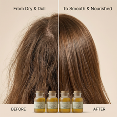 KeshVeda Ritual Highly Viscous Hair Oil Set  (Pack of 4 – Frost Bottle with Wooden Cork)