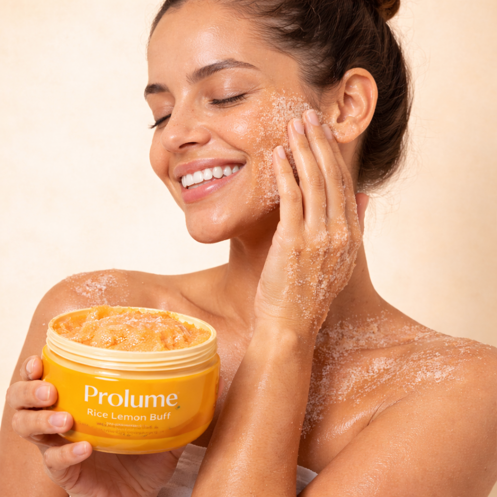 Lemon & Rice D-Tan Scrub (Advanced Brightening & Skin Polishing Formula)