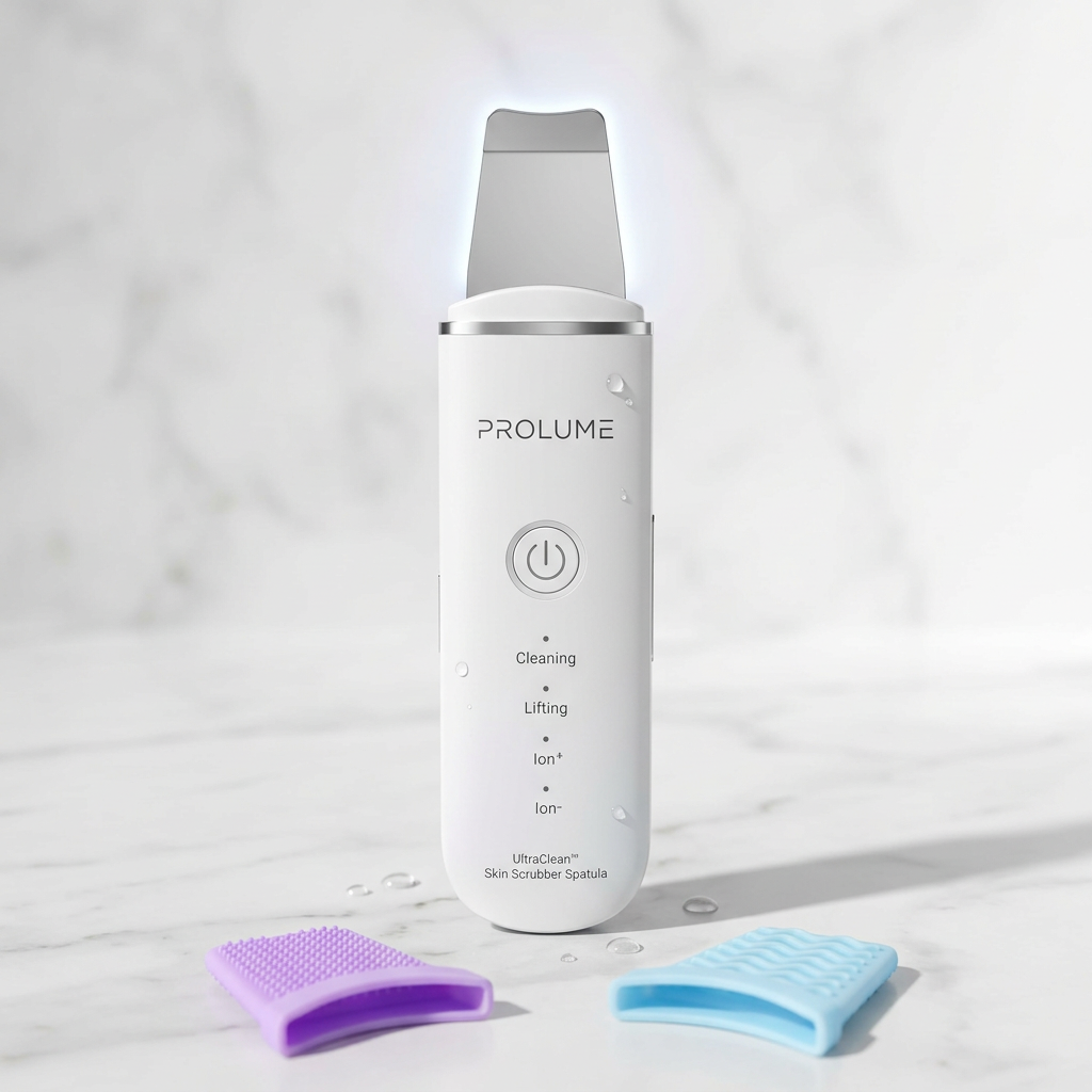UltraClean Skin Scrubber Spatula Ultrasonic Facial Pore Cleaner | Blackhead Remover & Deep Cleansing Face Tool