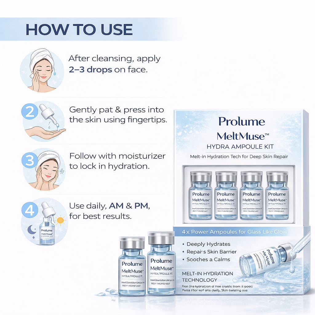 MeltMuse Hydra Ampoule Kit (4x Ampoules)