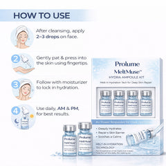 MeltMuse Hydra Ampoule Kit (4x Ampoules)