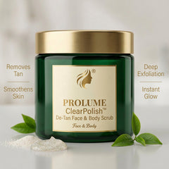 ClearPolish De-Tan Face & Body Scrub
