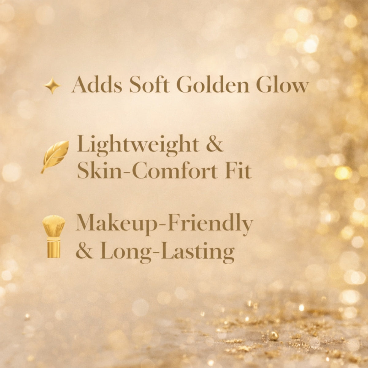 Gold Speckles Makeup Patches