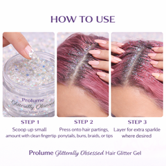 Glitterally Obsessed Hair Glitter Gel