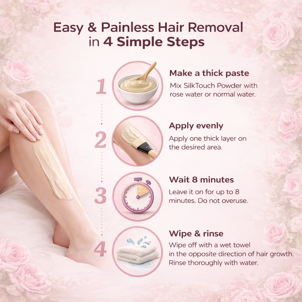 Roselin SilkTouch Hair Removal Powder
