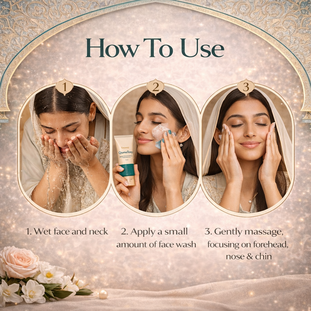 Noor QamarGlow Ubtan Face Wash (Pack of 3)