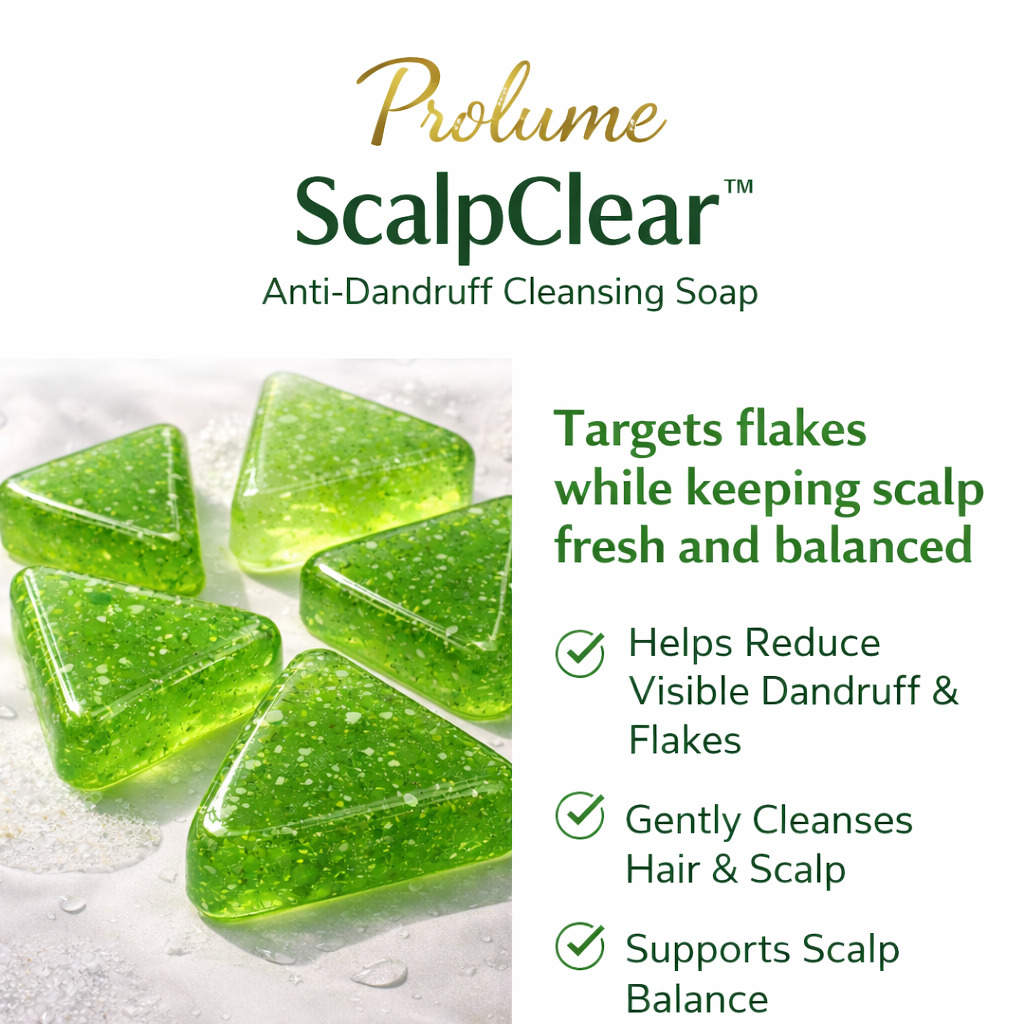 ScalpClear™ Anti-Dandruff Cleansing Soap Pack of 5 with Scalp Serum & Nourishing Oil