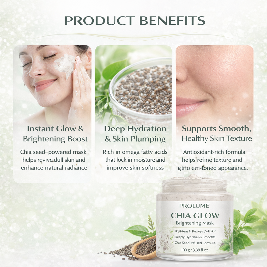 ChiaGlow Brightening Face Mask