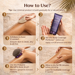 SkinVeil Body Coverage Perfector + BlendPro Body Brush