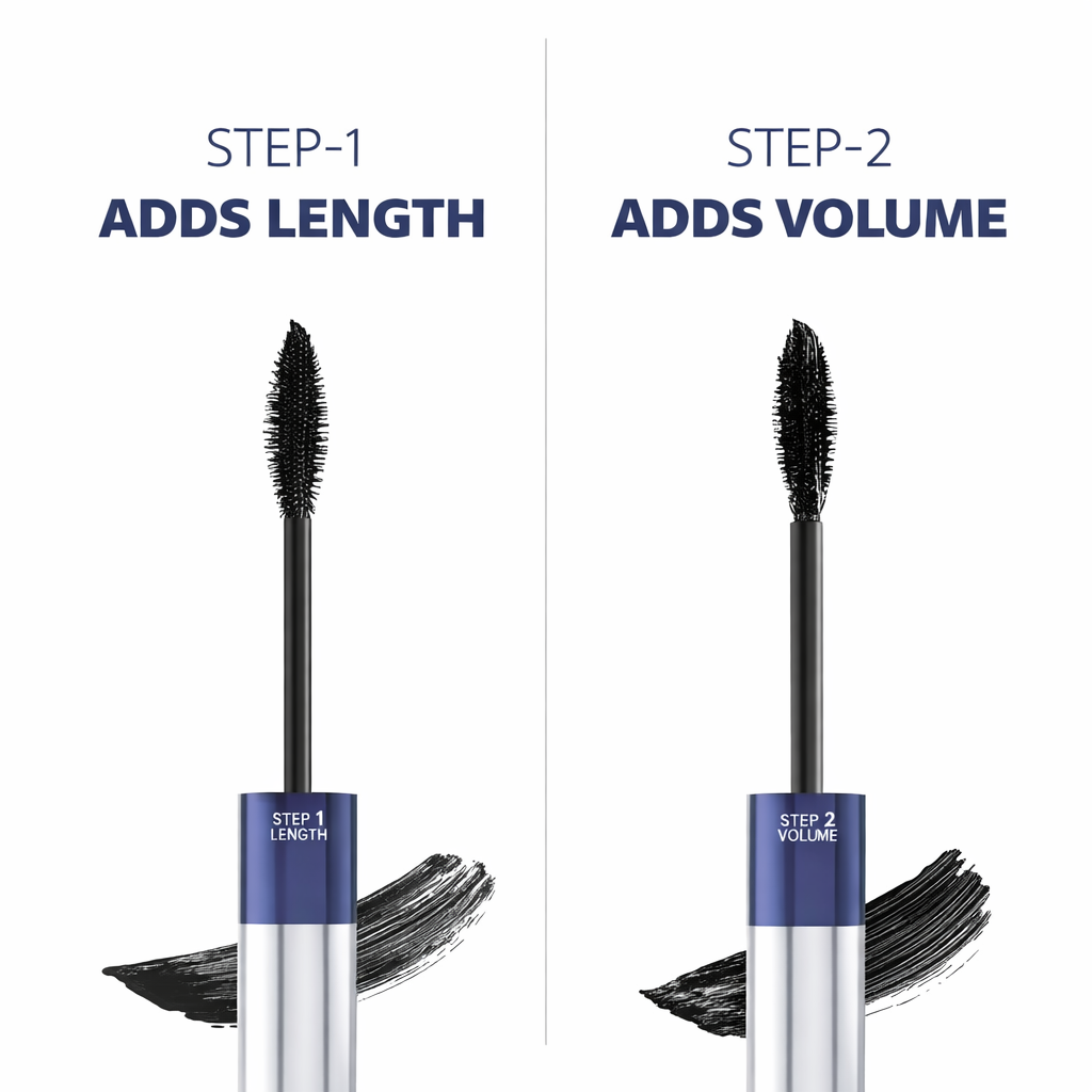 TwinFlare Double Trouble Volumizing and Lengthening  2-in-1 Mascara