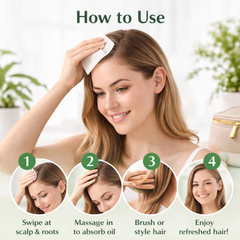 Instant Refresh Dry Shampoo Wipe Sheets