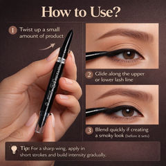 InkLock Automatic Gel Eyeliner – 36 Hrs Stay