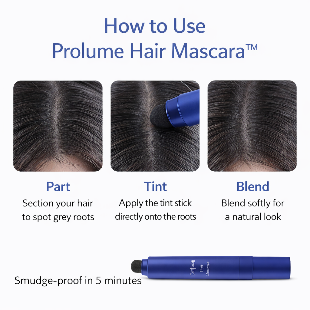 Hair Mascara– Black  Instant Grey Root Touch-Up Stick