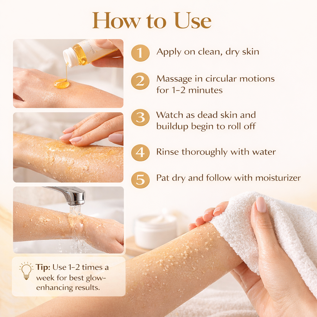 MoltenGold Yellow Peeling Body Oil – 100ml