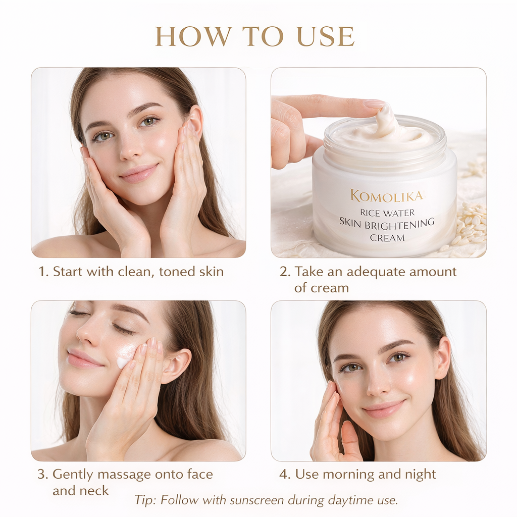 Komolika Rice Water Skin Brightening Cream