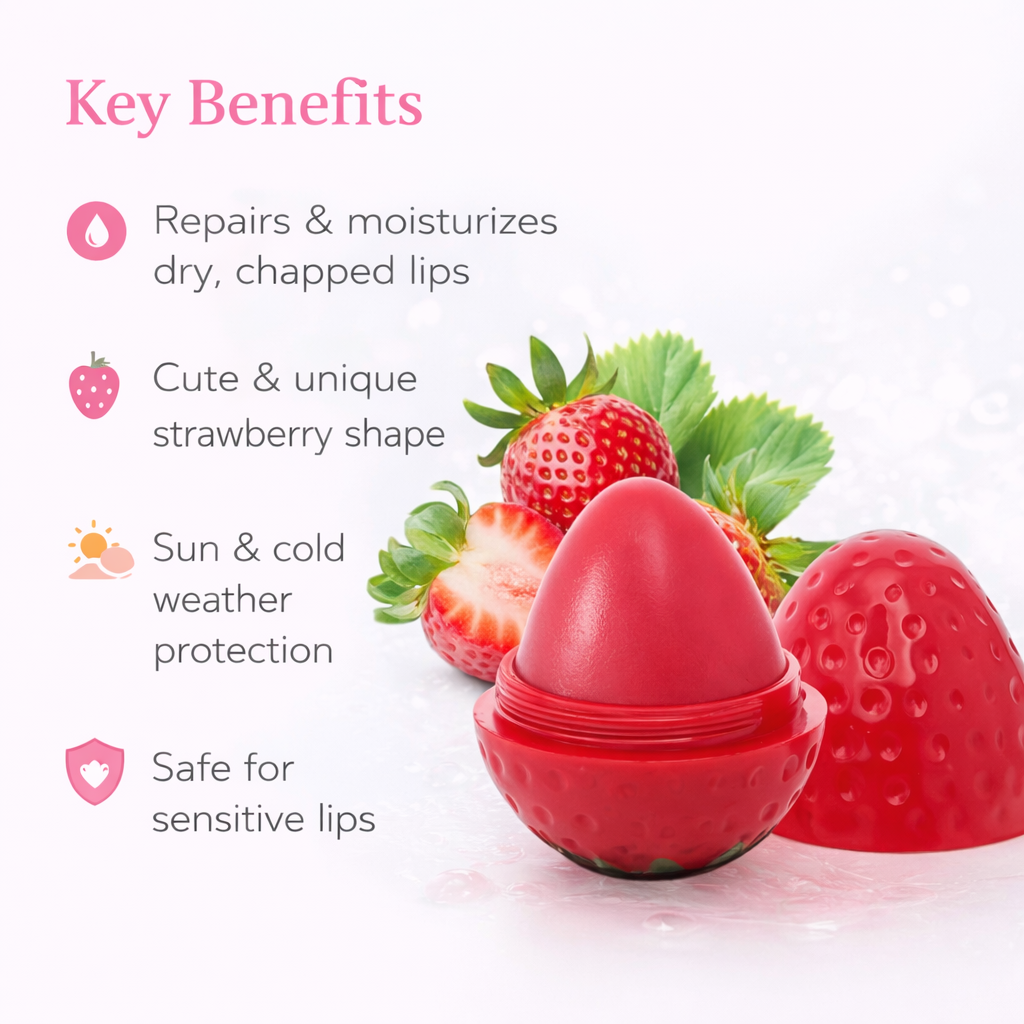 StrawberryShield Lip Balm - pack of 2