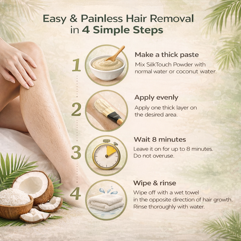 Cocosoft SilkTouch Hair Removal Powder