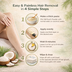 Cocosoft SilkTouch Hair Removal Powder