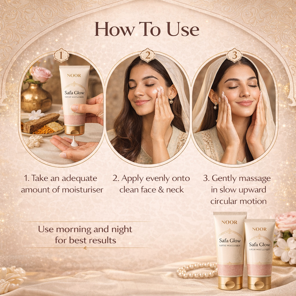 Noor Safa Glow Ubtan Moisturiser (Pack of 3)