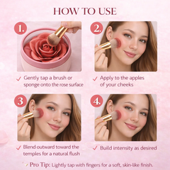 RoséMuse Cream Blush3 D Rose Sculpted Cream Blush • Silky Flush • Natural Glow